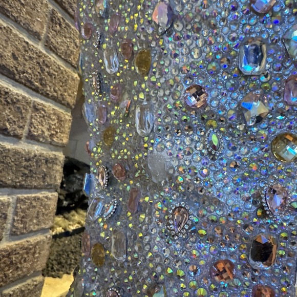 azalea wang Lamarca Pink Rhinestone Knee High Boots Size 10 Boots - Picture 4 of 16